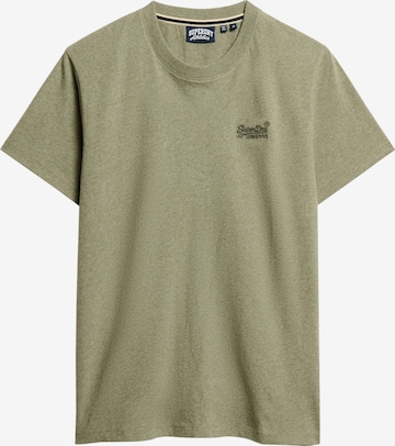 Superdry Tričko 'Essential' - Zelená: predná strana