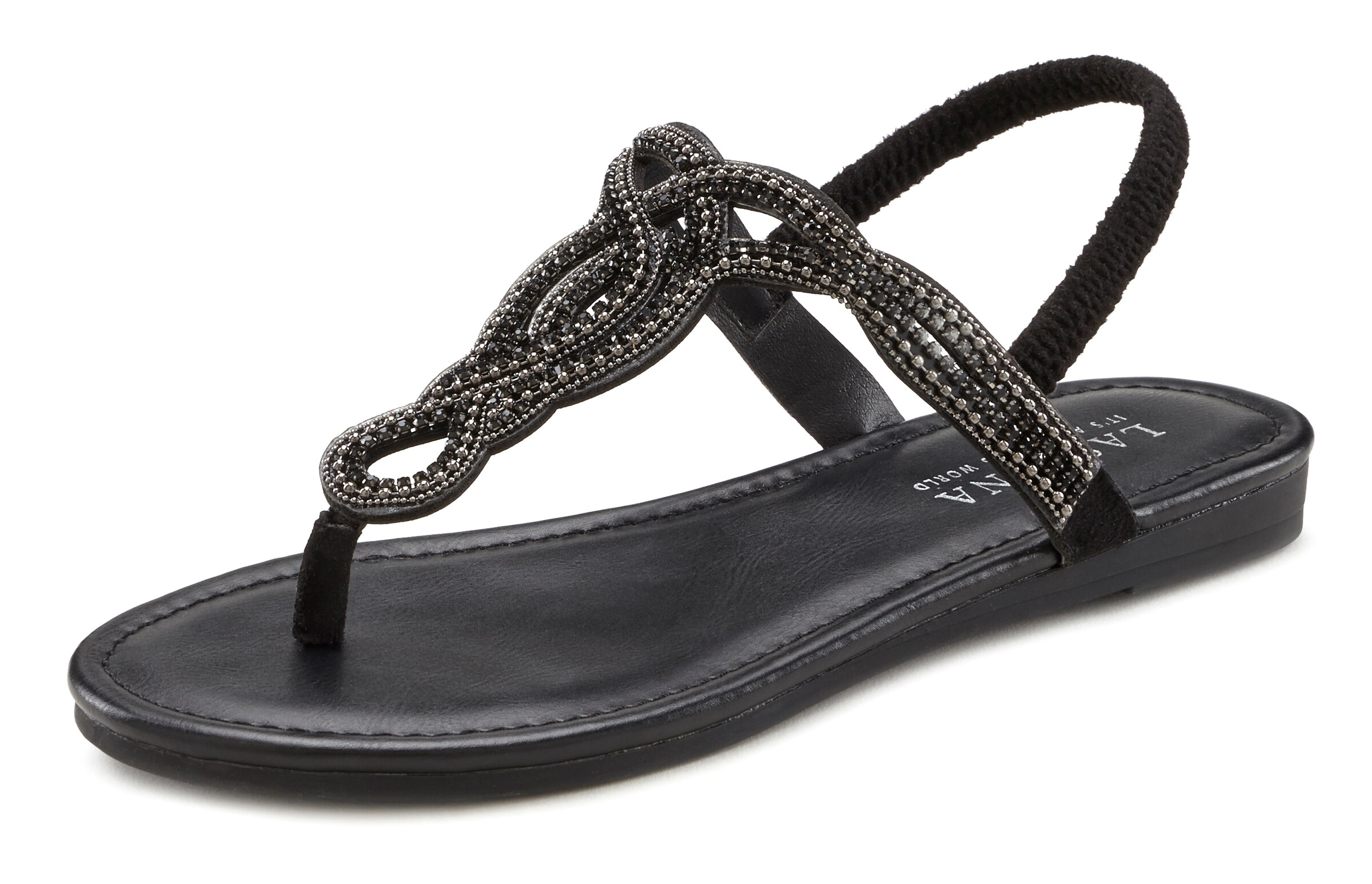 LASCANA Σανδάλι σε μαύρο: μπροστά