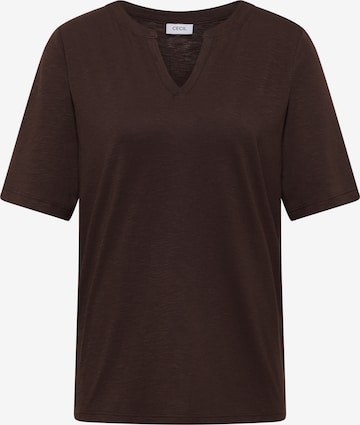 CECIL T-Shirt in Braun: Vorderseite
