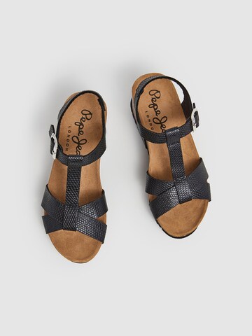 Pepe Jeans Strap Sandals ' COURTNEY FREE ' in Black