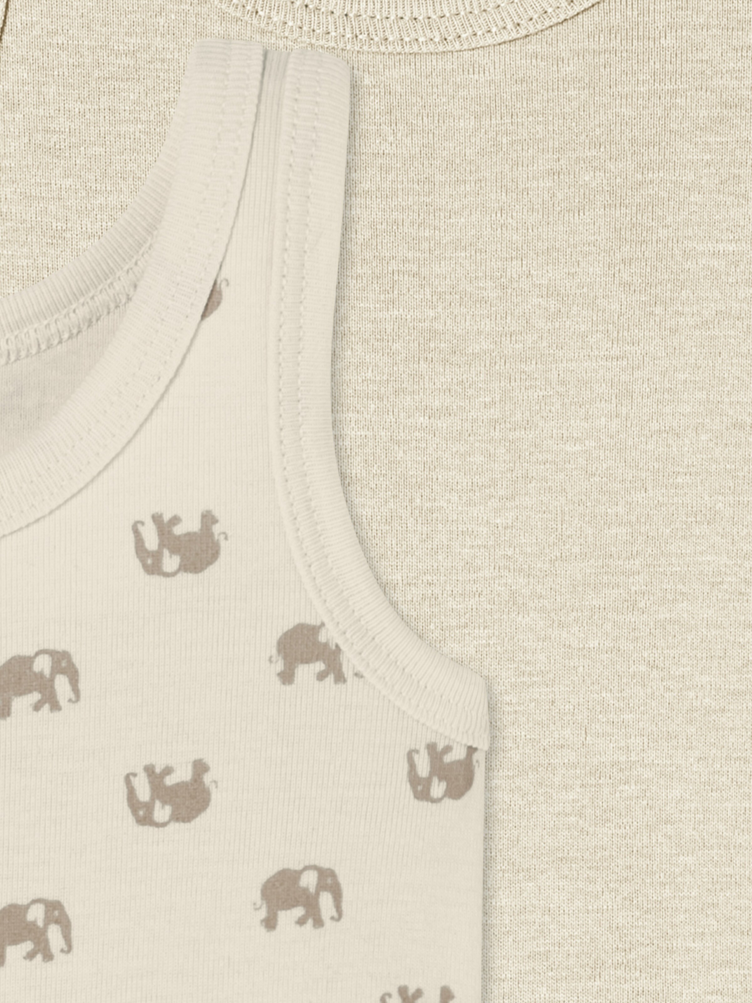 SCHIESSER Romper/bodysuit ' Nature Love  ' in Beige