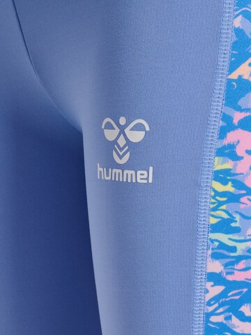 Hummel Slim fit Workout Pants 'SANNE ' in Blue