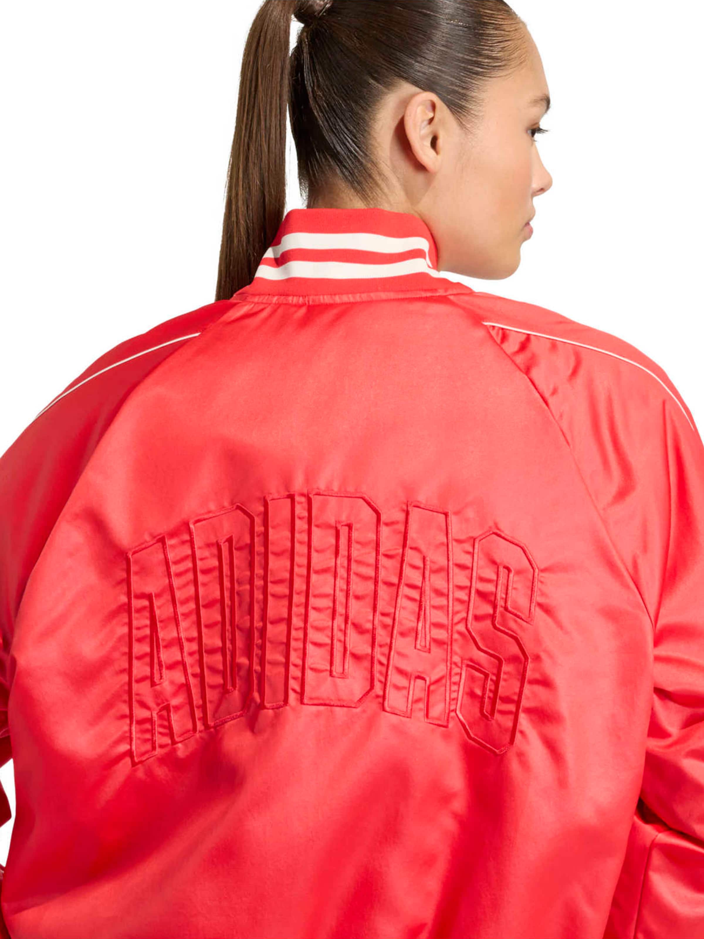 ADIDAS SPORTSWEAR Sportovní bunda 'STADIUM' – červená