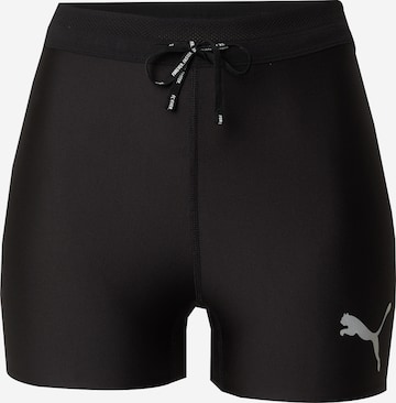 Skinny Pantalon de sport 'Raceday Ultraform' PUMA en noir : devant