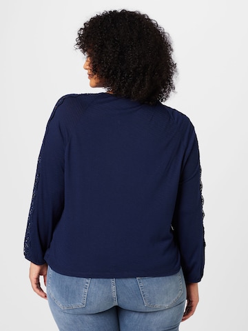 ABOUT YOU Curvy Shirt 'Jeanina' in Blauw
