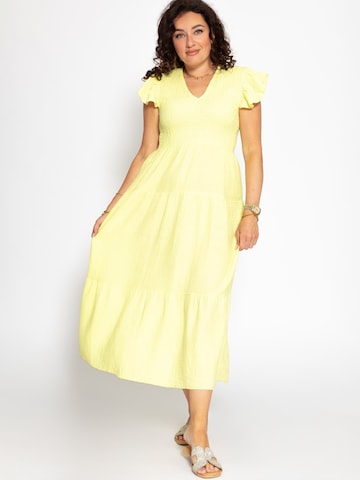 SASSYCLASSY Kleid‌‌‌‌‌‌‌ in Gelb