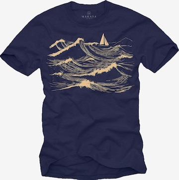 MAKAYA Shirt in Blue: front