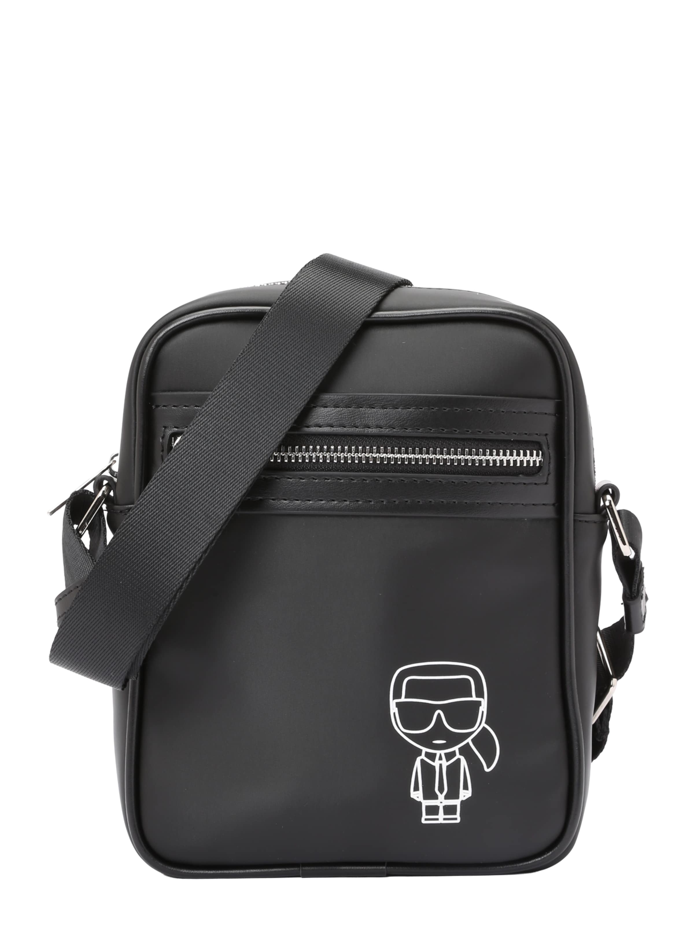 Karl Lagerfeld Olkalaukku värissä musta / valkoinen, Tuotenäkymä