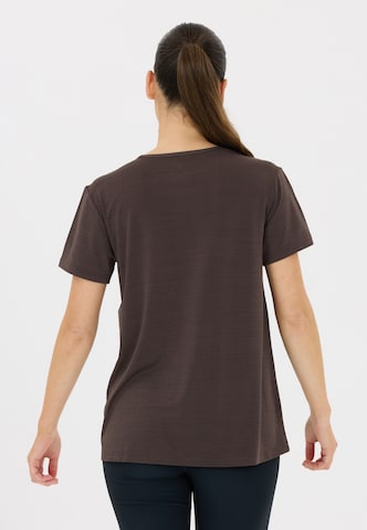 Athlecia Functioneel shirt 'LIZZY' in Bruin