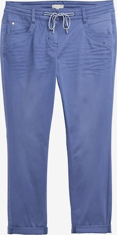 TOM TAILOR Broek in Blauw: voorkant