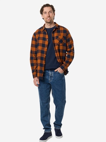 Denim Factory - Ajuste regular Camisa 'Denver' en marrón