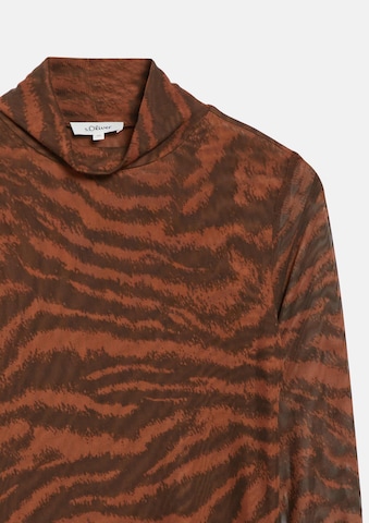 s.Oliver Shirt in Braun: oben
