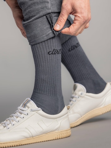 Dirts Socken 'Classic Logo Socks'‌‌‌‌ in Grau