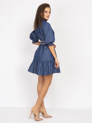 JIORO Dress 'ESSENTIALS' in Blue