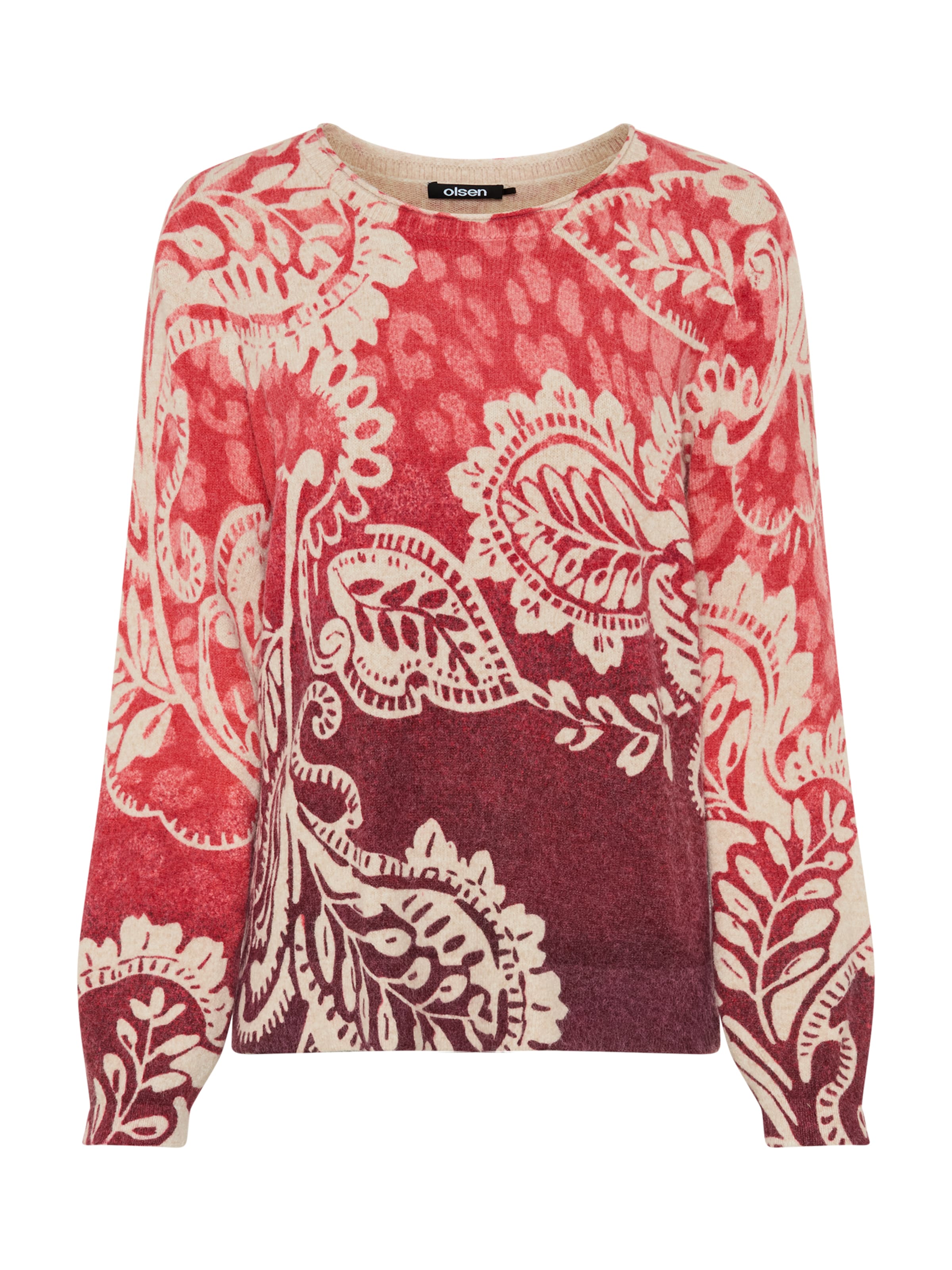 Olsen Pullover 'Henny' in Rot: Vorderseite