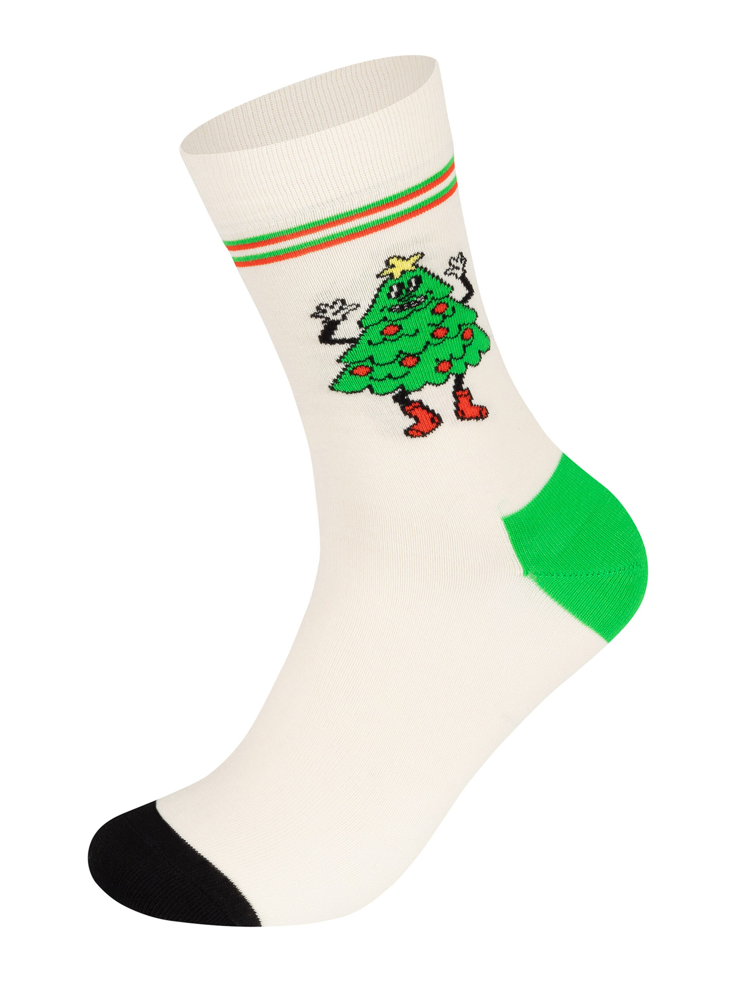 Happy Socks Socken 'Gingerbread, Happy Tree and Candy Cane' in Blau