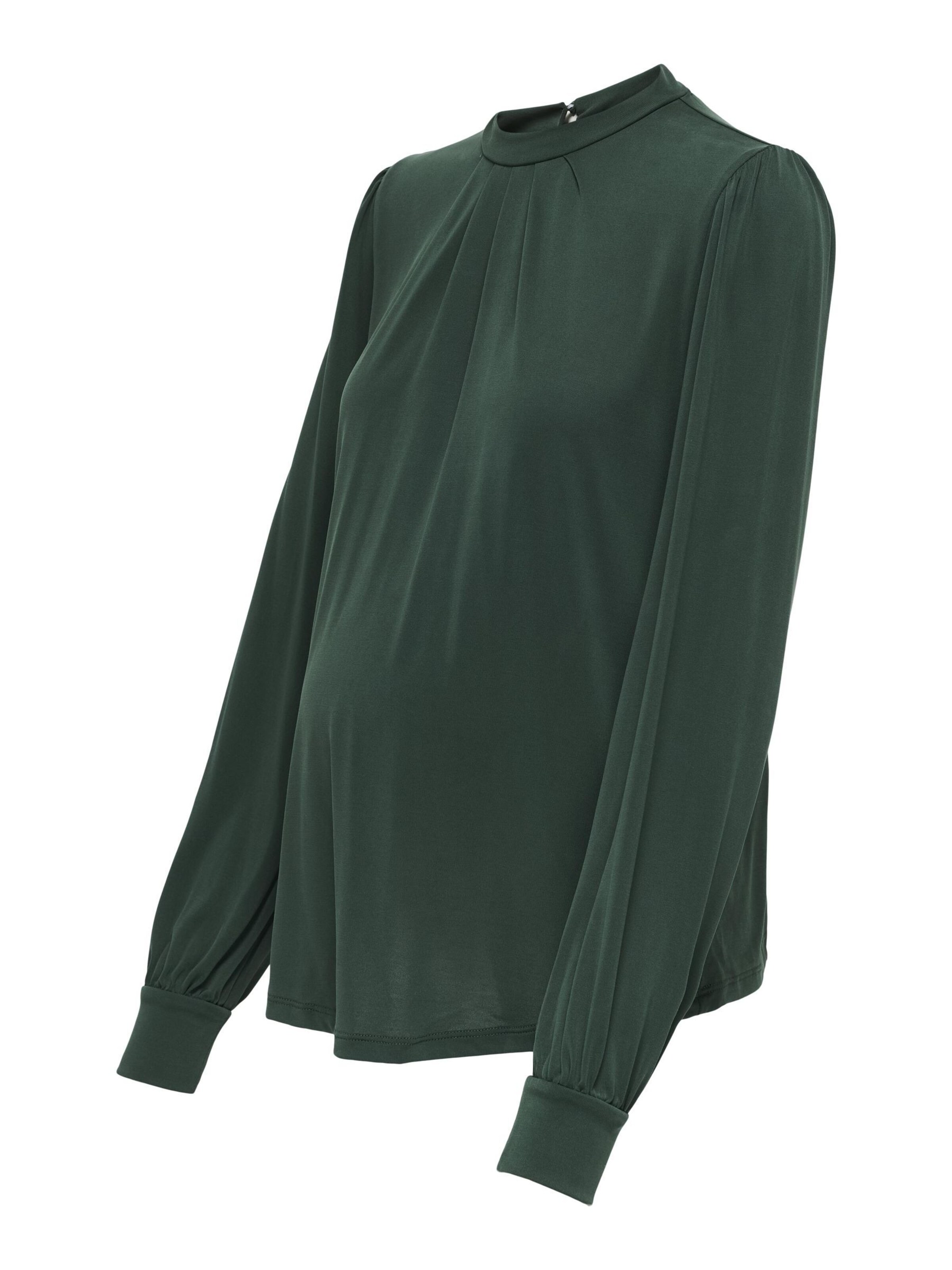 Only Maternity Shirt 'OLMFree' in Groen: voorkant