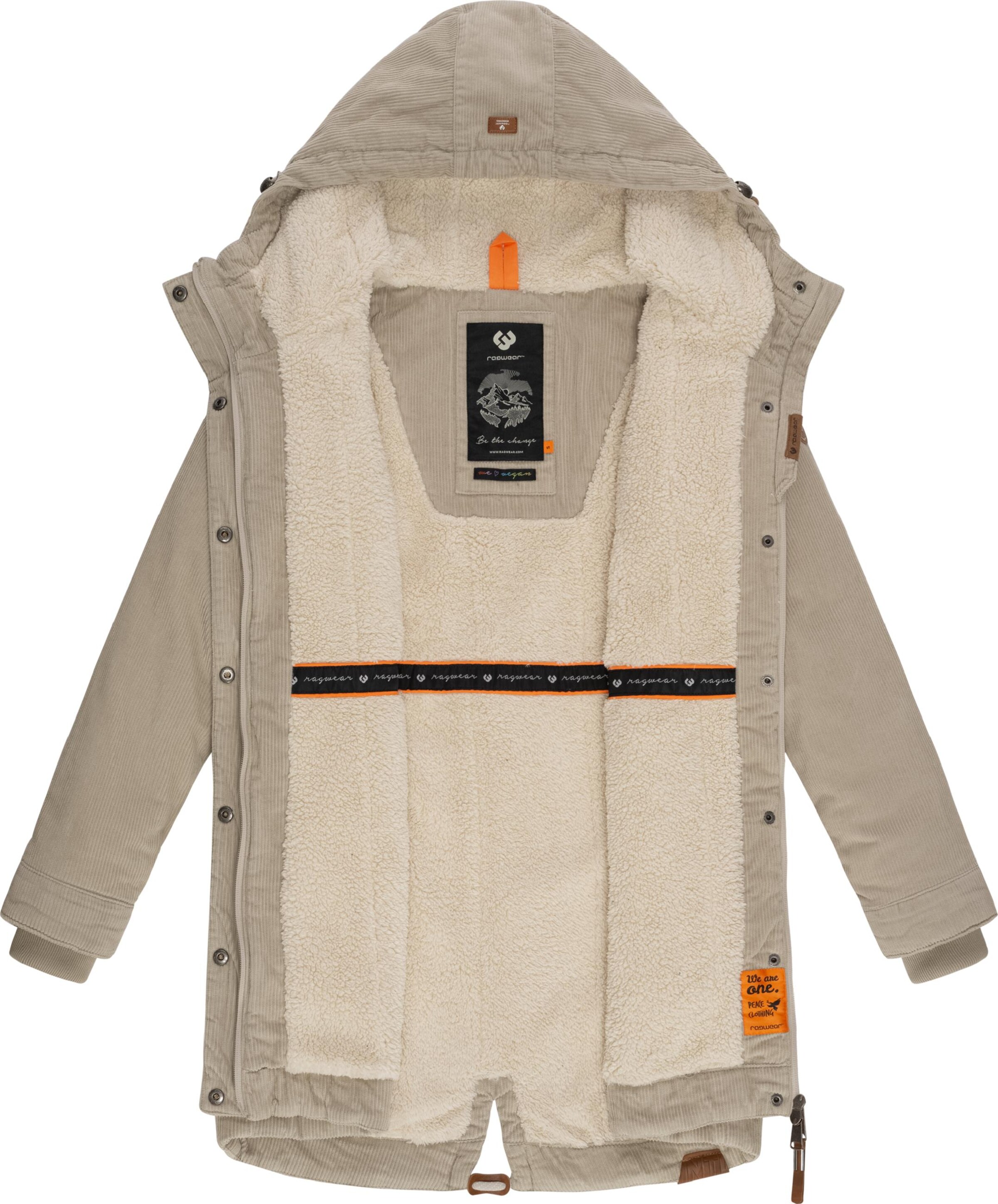 Parka invernale 'Canny' di Ragwear in beige