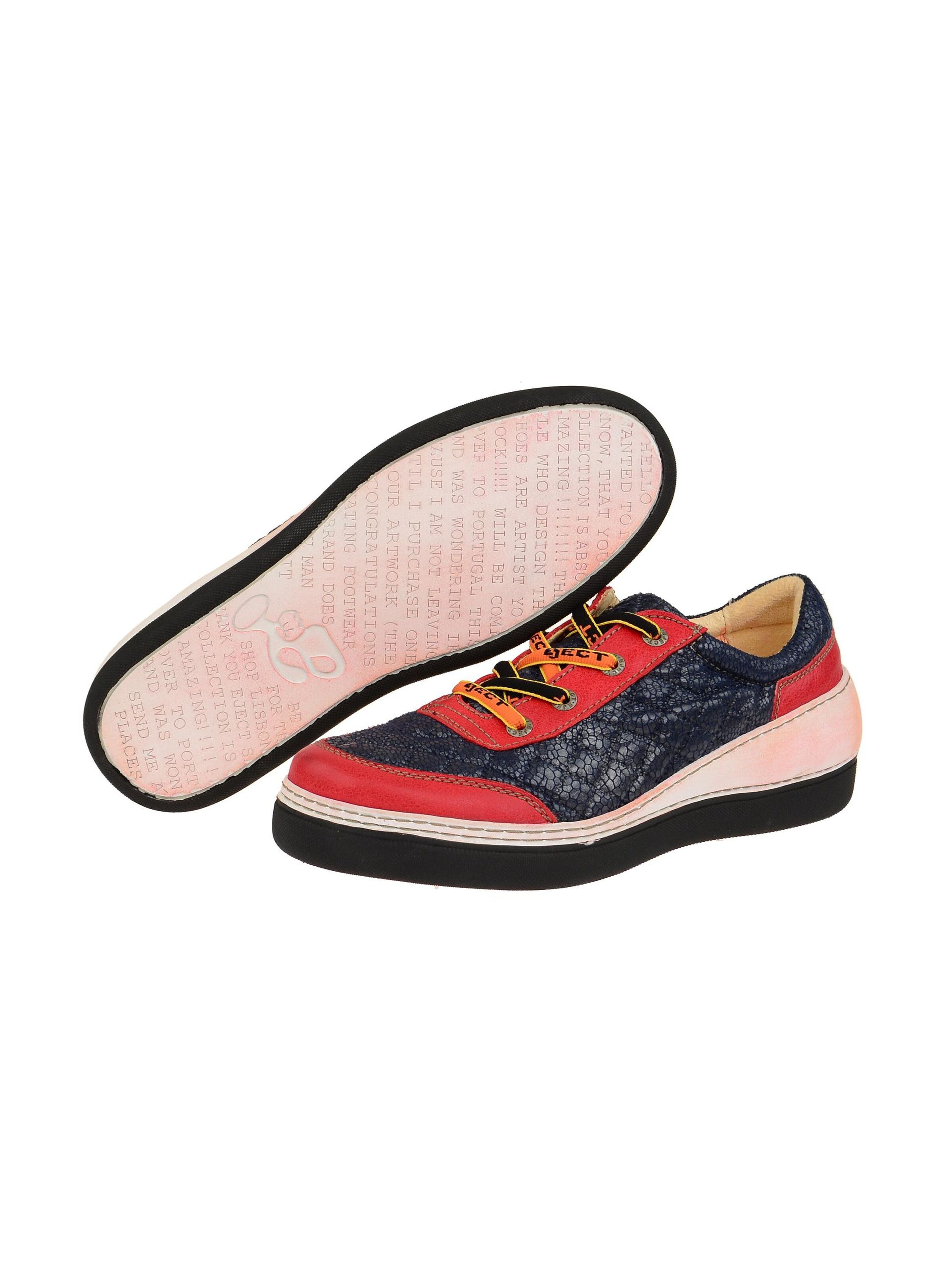 EJECT Schnürschuh 'Eject Feeling Schuhe rot blau mix 18072'‌‌‌‌‌‌‌‌‌‌ in Rot