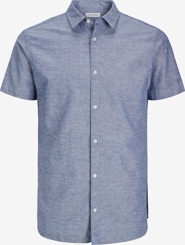 JACK & JONES - Ajuste estrecho Camisa 'JJEBREEZE' en azul: frente
