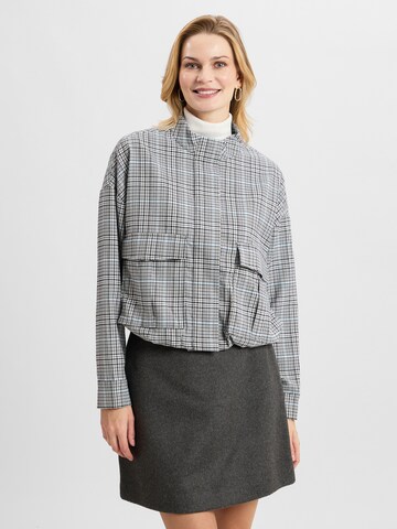 OPUS Between-Season Jacket 'Hemma' in Grey: front