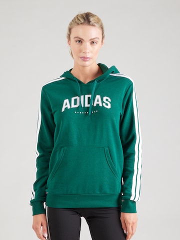 ADIDAS SPORTSWEAR - Sweatshirt de desporto em verde: frente