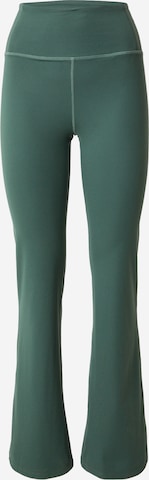 évasé Pantalon de sport Girlfriend Collective en vert : devant