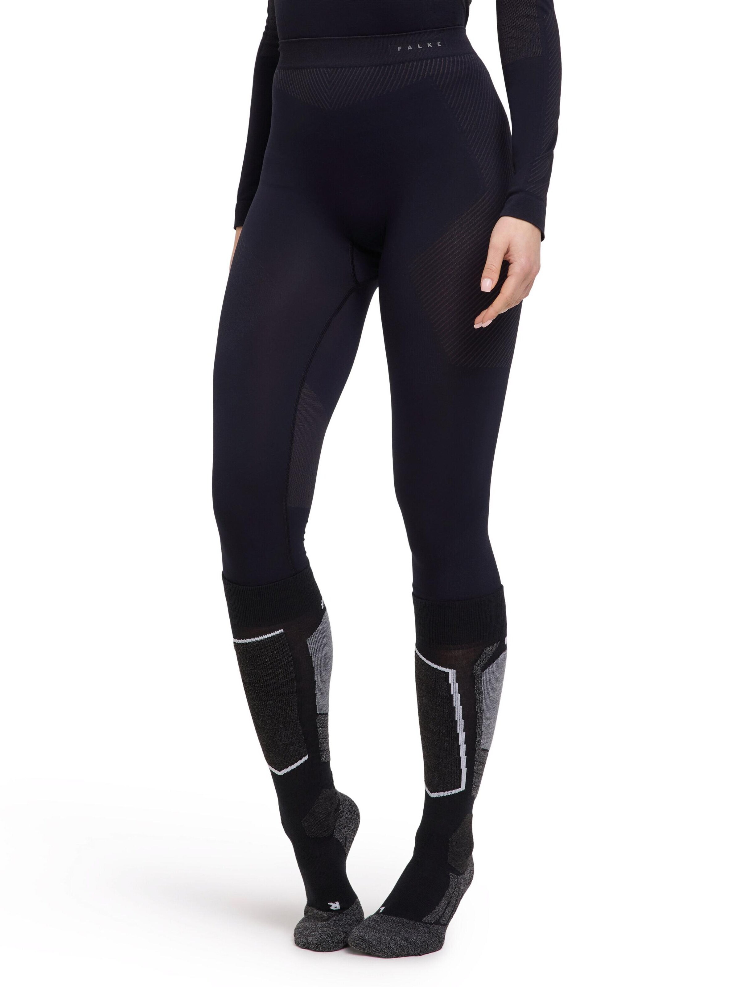 FALKE Strumpfhose '3/4'‌‌ in Schwarz: Vorderseite