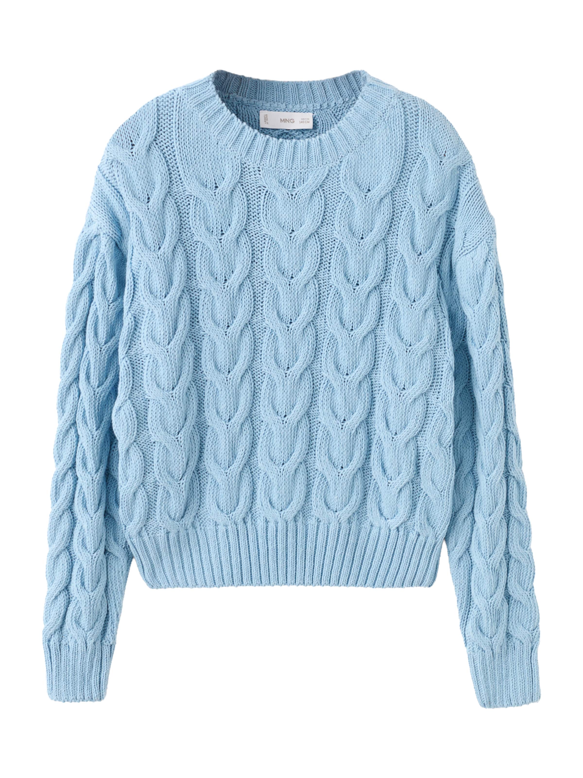 MANGO KIDS Svetr 'CARLI' – modrá: přední strana