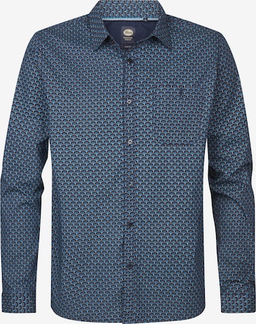 Camicia di Petrol Industries in blu: frontale