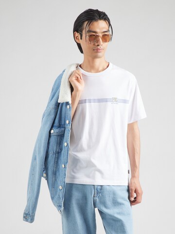 Pepe Jeans - Camiseta 'Tad' en blanco: frente