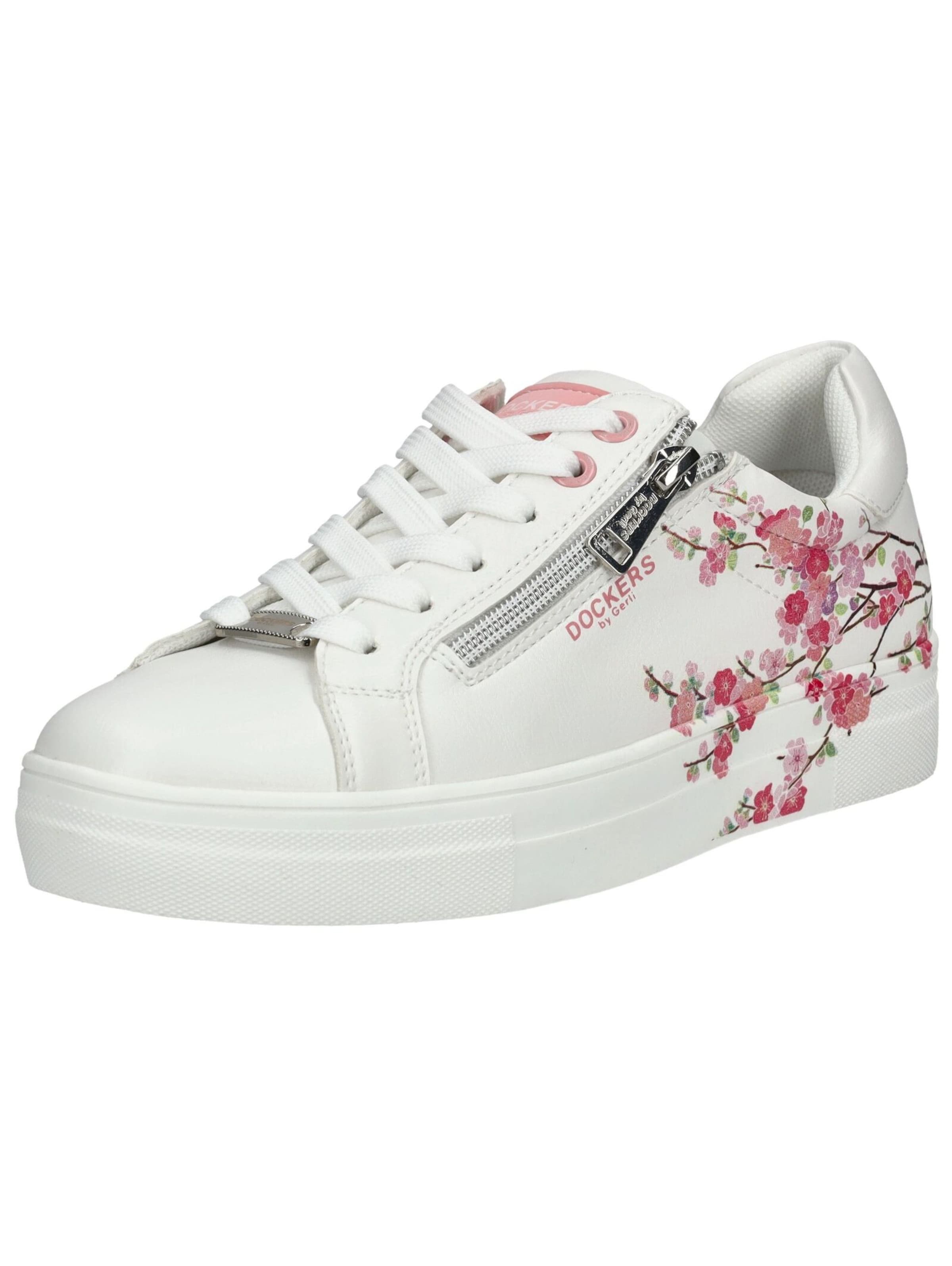 Sneaker bassa di Dockers by Gerli in bianco: frontale