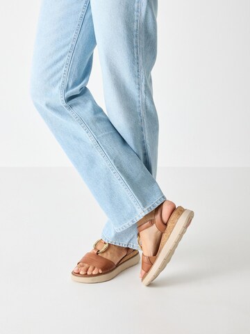 Sandales Tamaris en marron