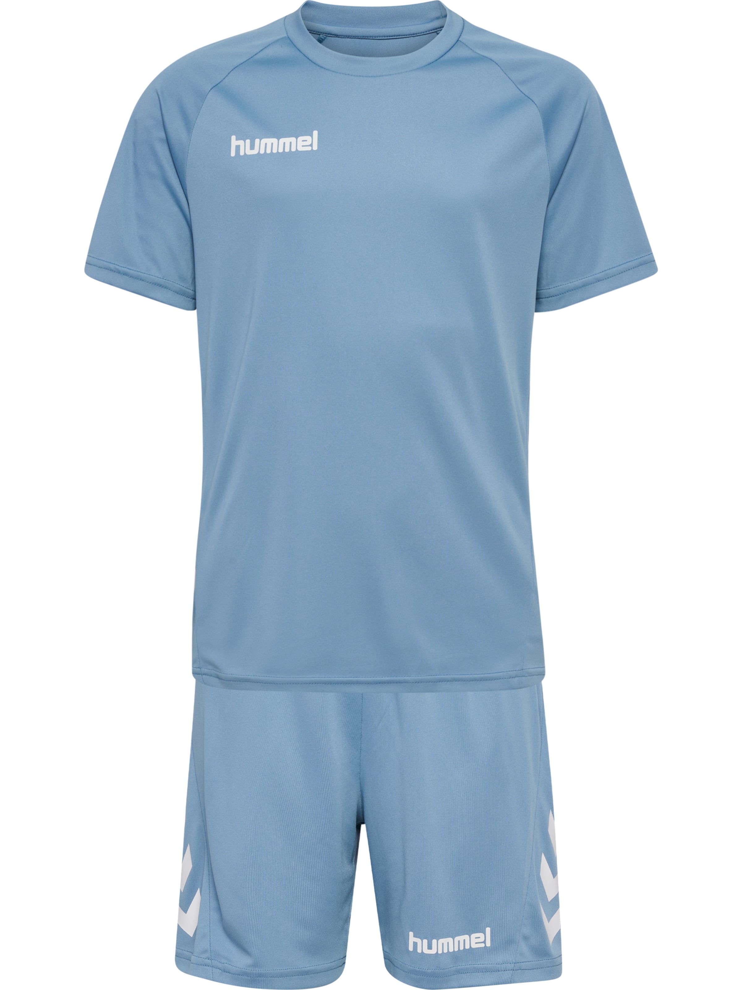 Hummel Trainingspak 'Promo' in Blauw: voorkant