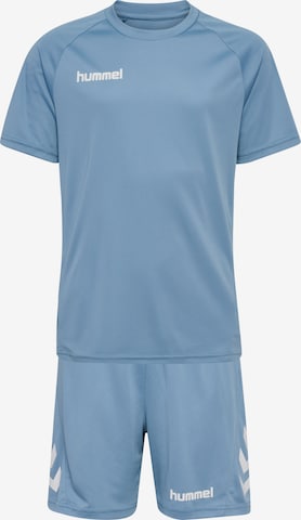 Hummel Trainingspak 'Promo' in Blauw: voorkant