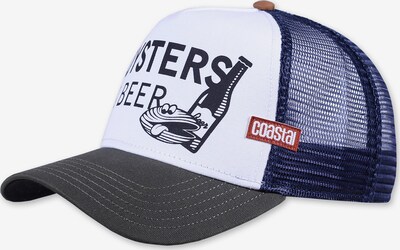 Coastal Cap in navy / anthrazit / blutrot / weiß, Produktansicht