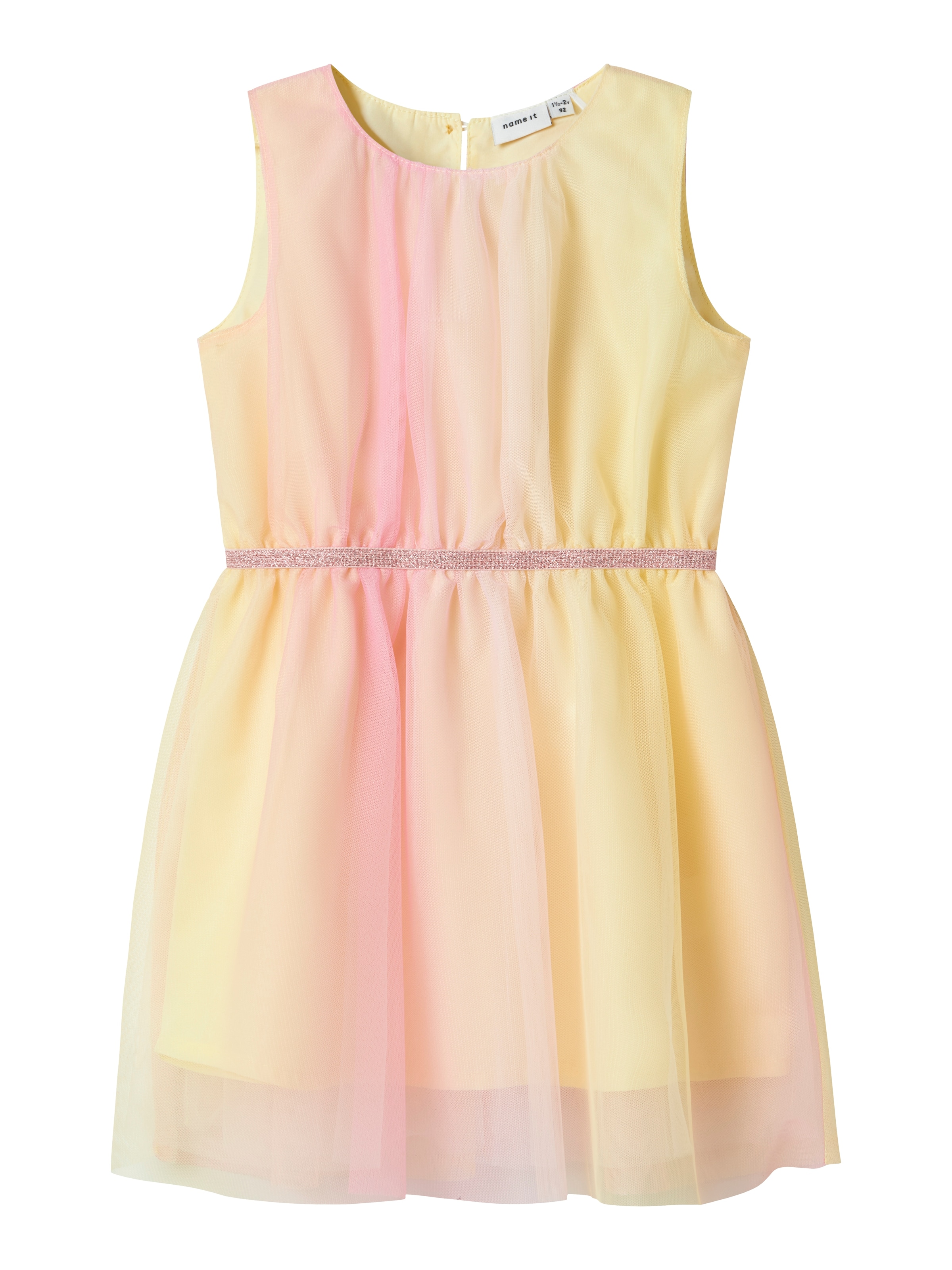 Abito 'NMFVaboss' di NAME IT in giallo: frontale