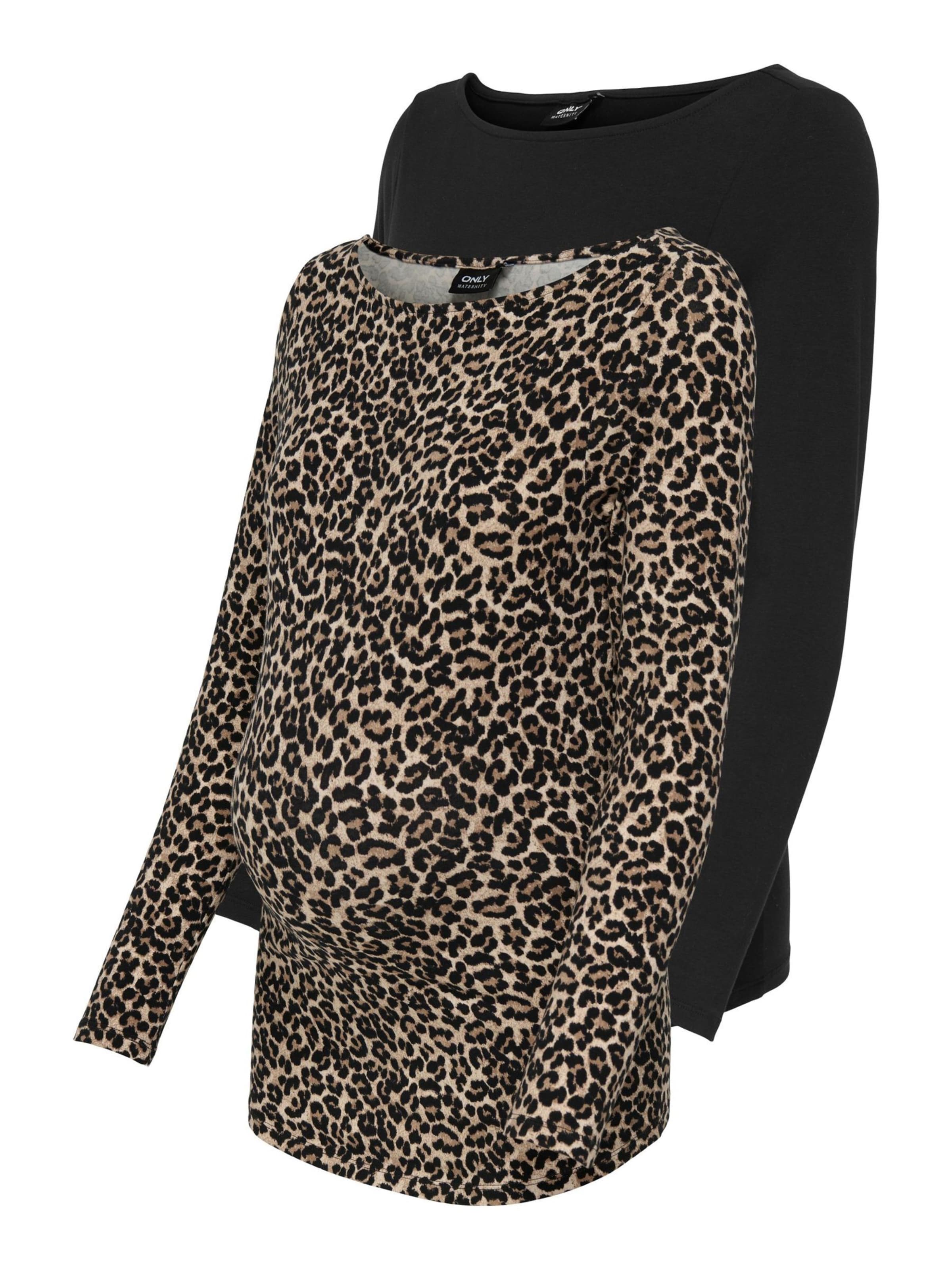 Only Maternity Shirt 'OLMLive' in Black: front