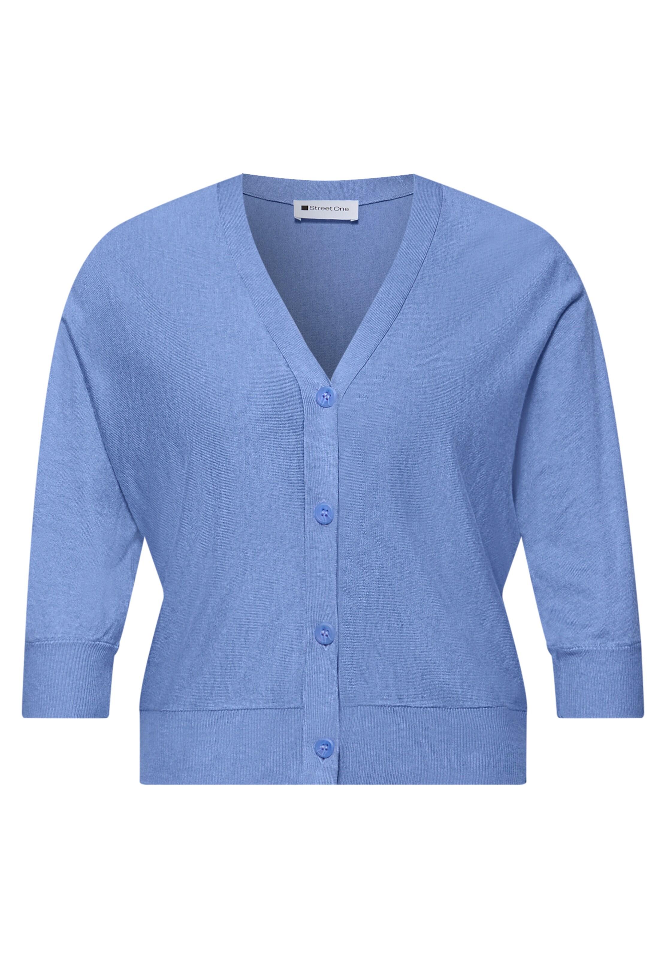 STREET ONE Strickjacke in Blau: Vorderseite