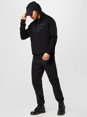 4F Athletic Sweatshirt in Black