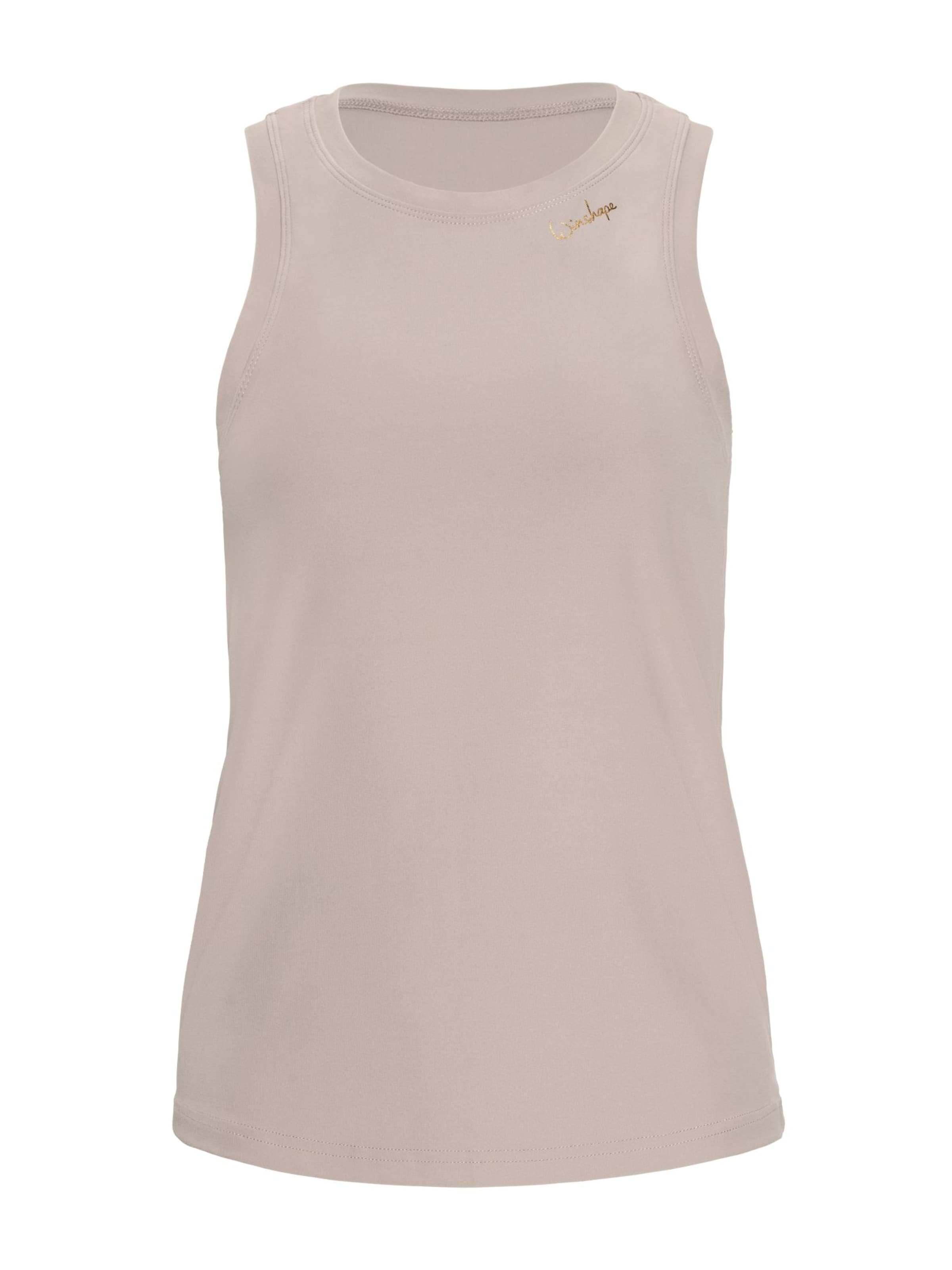 Top sportivo 'AET134LS' di Winshape in beige: frontale