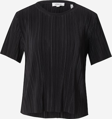 s.Oliver Shirt in Black: front