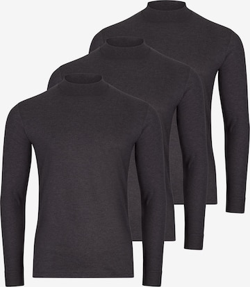 Ragman Shirt 'Basic' in Grey: front