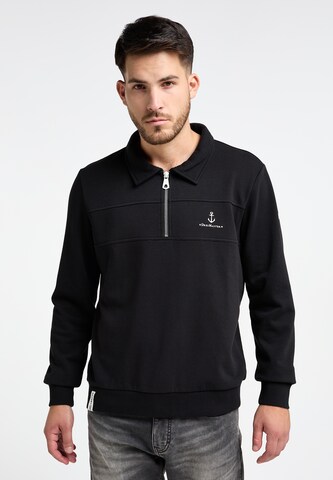 DreiMaster Maritim - Sweatshirt em preto: frente