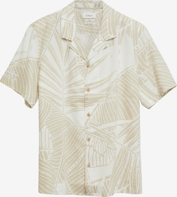s.Oliver Hemd in Beige: Vorderseite