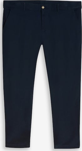 TOM TAILOR Men + Chino trousers in Blue: front