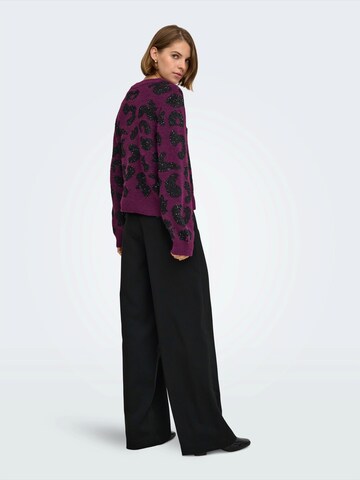 ONLY Pullover 'ONLDOFFA' in Lila