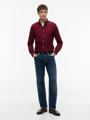TOMMY HILFIGER Regular Fit Hemd 'Heritage' in Rot