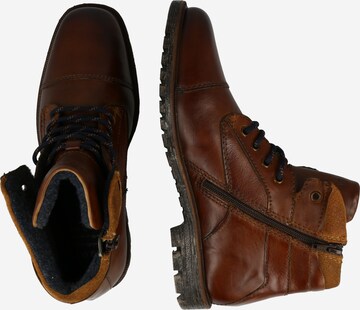 bugatti Lace-up boots 'Sisto' in Brown