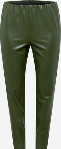 SAMOON Skinny Leggings in Groen: voorkant